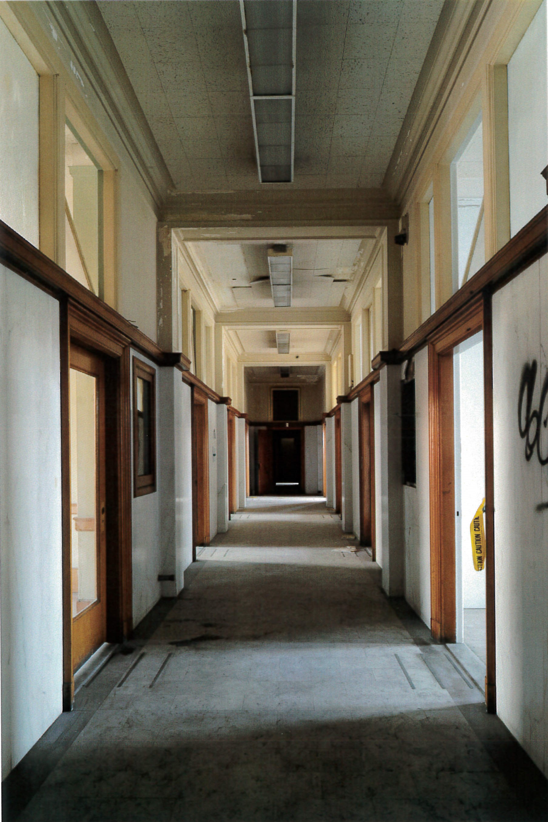 First floor corridor, east wing